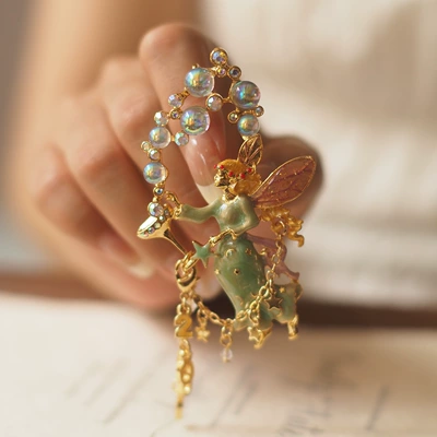 vintage medieval vintage brooch – Yaxa sancaqları