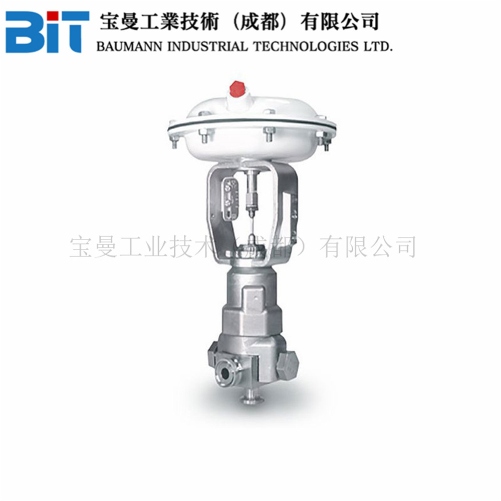 Fisher费希尔Baumann 83000卫生级角型控制阀艾默生自力式调节阀