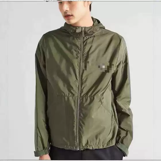 Item 041002 Spring Autumn New Casual Fashion Hooded Coat Jacket Windbreaker Top Men's Classic Trendy