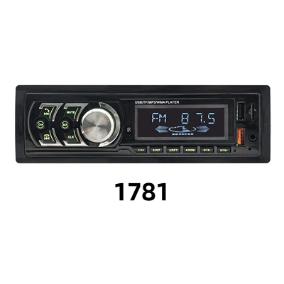 Neutral Car Multimedia Car Radio Mp3 Player Bluetooth Voice Hands-Free Control Player 1783 (Car mp3) - 12v-1781