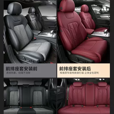 Full-cover genuine leather car seat covers, Modelə uyğun (Original) oturacaq örtükləri