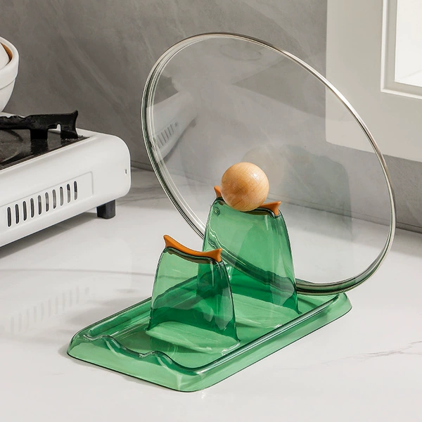 Green-pot lid storage rack
