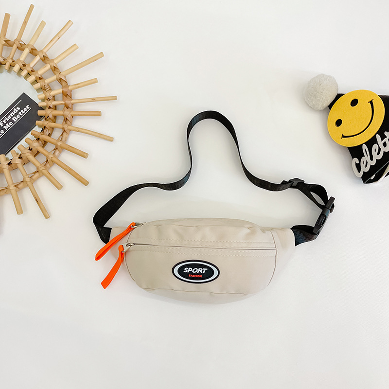 Bolso de pecho de los niños de estilo occidental bolso de crossbody de moda guapo de los muchachos bolso de hombro de viaje popular estilo Harajuku coreano simple personalizado