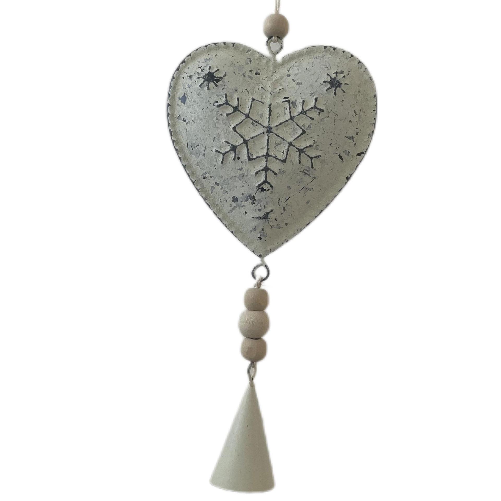 Corazón de amor blanco