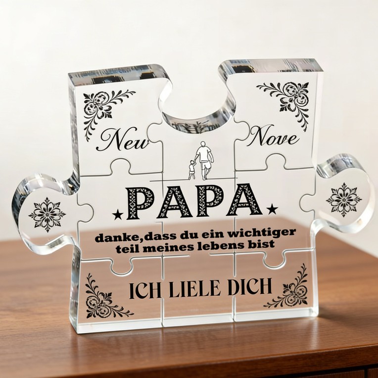 Acrylic Puzzle Custom Decoration Personalized Desktop Decoration Acrylic Gift Puzzle Decoration Cross-Border Hot Selling