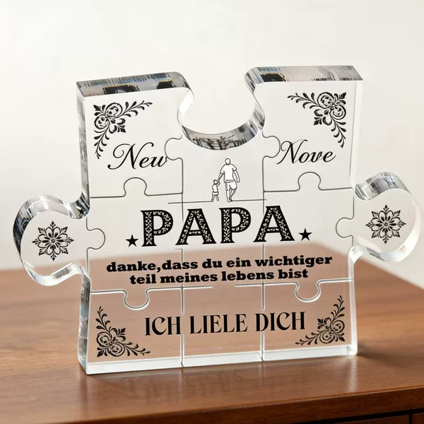 Acrylic Puzzle Custom Decoration Personalized Desktop Decoration Acrylic Gift Puzzle Decoration Cross-Border Hot Selling