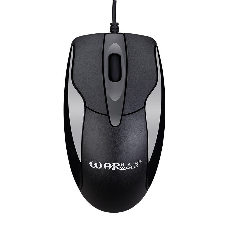 Source manufacturers fire wolf private model business mouse home USB laptop accessories wholesale office mouse