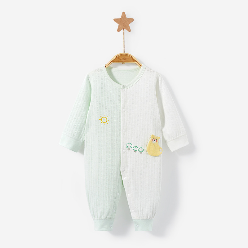Mono para bebé para primavera, otoño e invierno, ropa de dormir para recién nacidos, pelele unisex de algodón puro, ropa para bebé. image 9