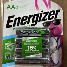 Energizer劲量充电电池AA5号AAA7号KTV话筒相机遥控器大容量电池