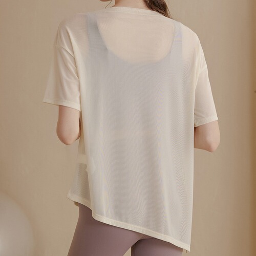 Relaxed Fit Muscle Tee Women's 2024 Slimming Breathable Quick Dry Yoga Top Short Sleeve T-Shirt Fitness Shirt