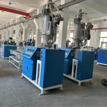 不锈钢金属波纹管PE包塑机/编织燃气管PE PVC包覆设备
