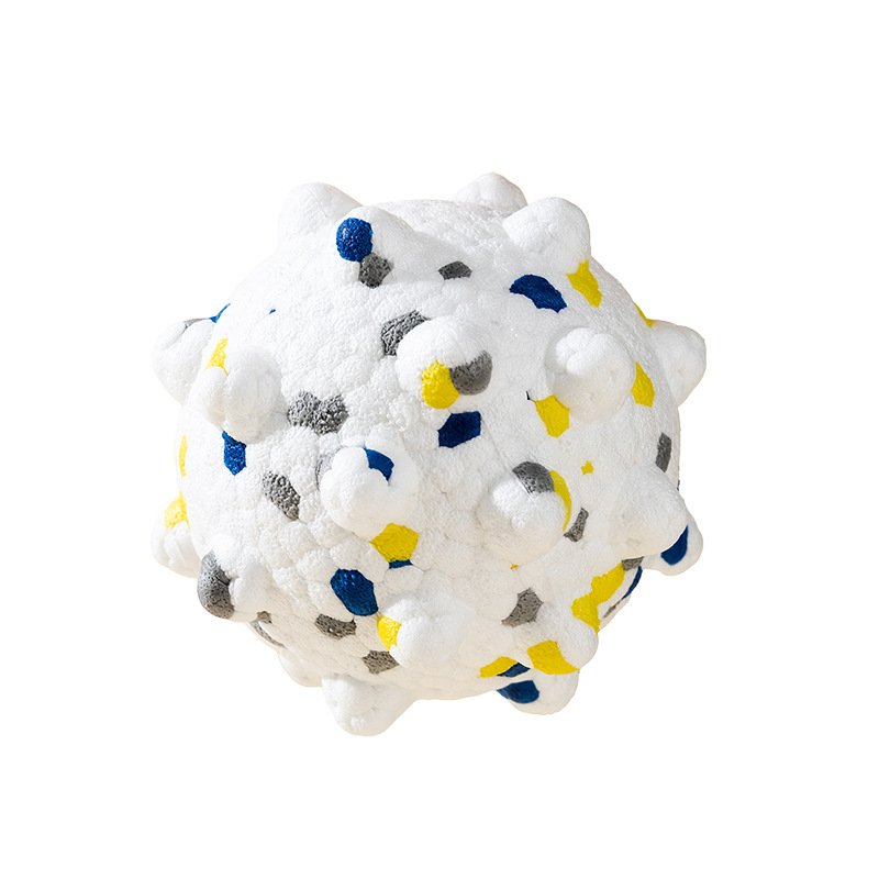 ETPU bola resistente a morder para perros de alto rebote bola molar de color redondo bola de juguete interactiva de rompecabezas de mascotas de entrenamiento