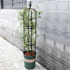 Outdoor Black 8mm Bracket Climbing Trellis Gardening Simple Green Plant U-shaped Plant Support Direct Manufacturer Sale