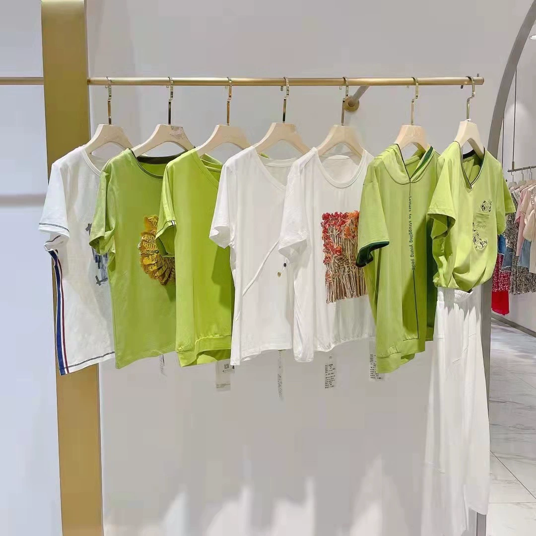 Li bi Duo 2024 Летний хлопок и льняные футболки в пастырском стиле