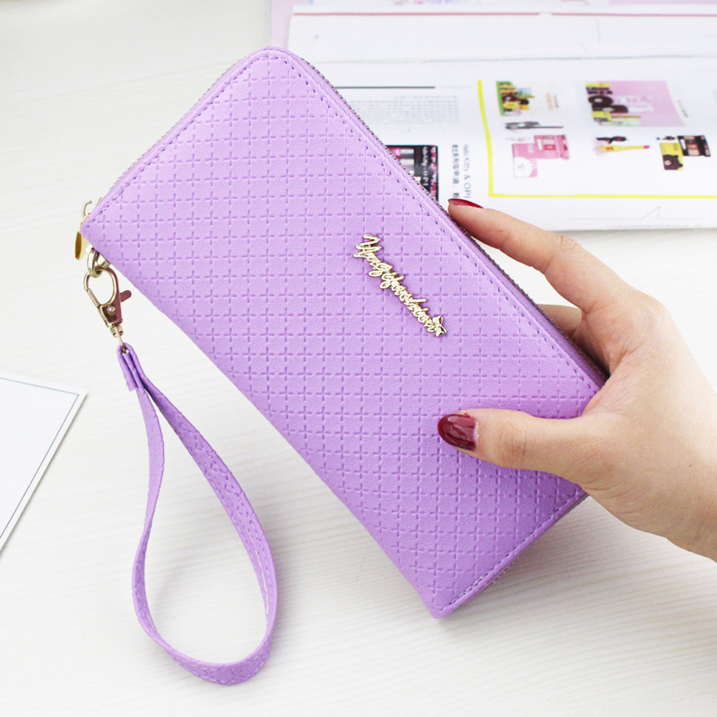 Women's Wallet, Women's Long Clutch Bag, 2026 New Model, Zipper, Multi-Functional, Long, Large Capacity, Leather Wallet, Mobile Phone Bag