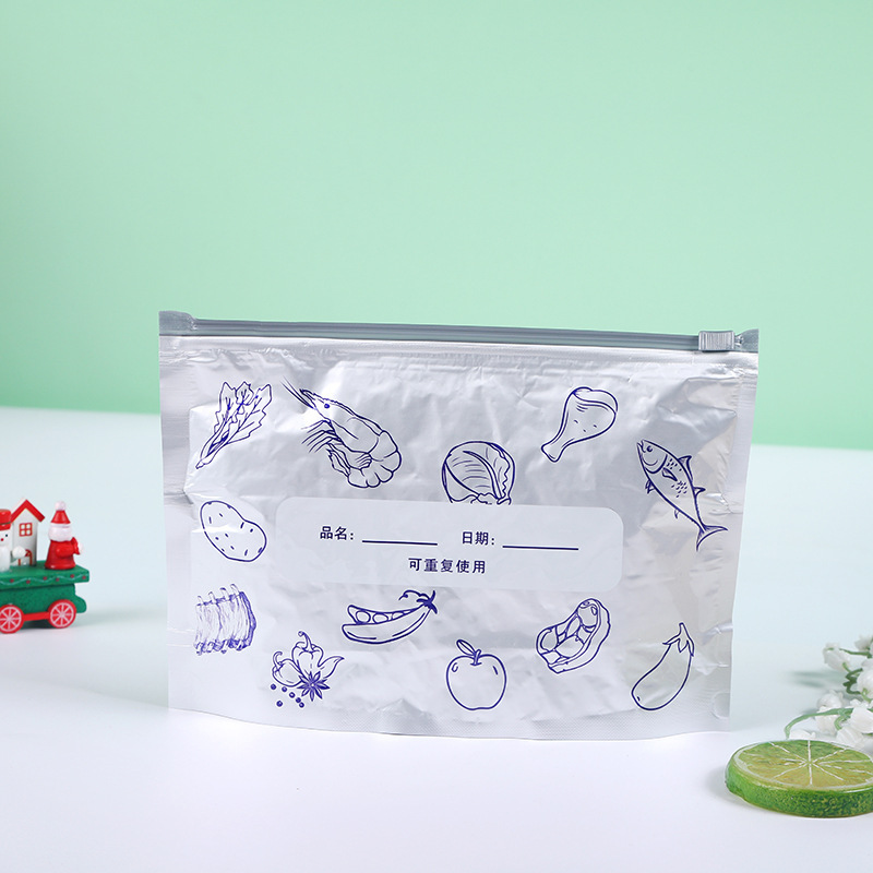 Milk storage container for home use sealed, cooled storage bag with zipper 4