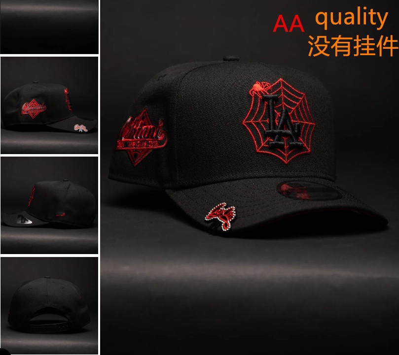 Comercio exterior transfronterizo al por mayor 2026 AA gorra de boca de pato bordado tridimensional ajustable gorra de hip-hop Yankees Dodgers