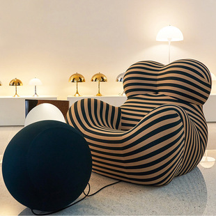 Mom's Hug Sofa Single Chair Living Room Single Chair Comfortable Bedroom Internet Celebrity Lazy Compressible Leisure Sofa Chair