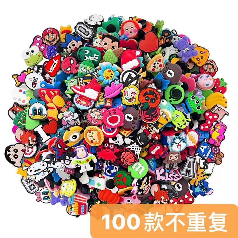 Новые аксессуары для обуви с отверстиями обувь Цветочная Пряжка для обуви 100 костюм милая мультяшная обувь цветок DIY аксессуары садовая обувь аксессуары