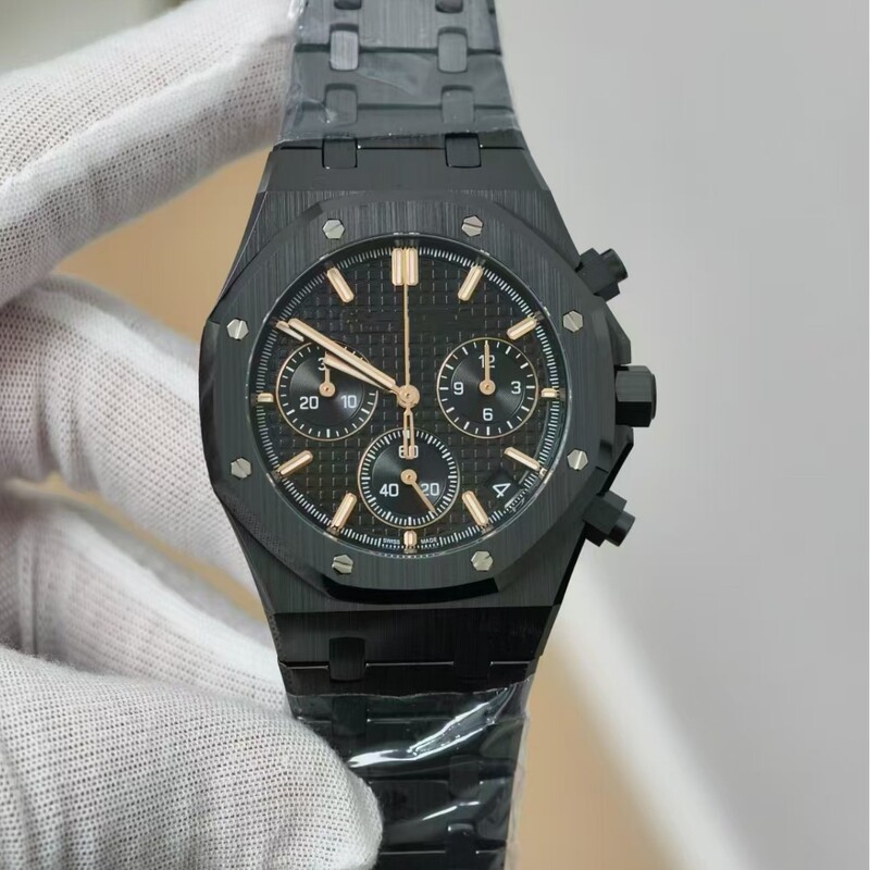 AP Royal Oak 26240 Black Ceramic Series Automatic Mechanical Waterproof Chronograph Cross-Border Wholesale and Delivery AP Royal Oak 26240 Black Ceramic Series Automatic Mechanical Waterproof Chronograph Cross-Border Wholesale and Delivery