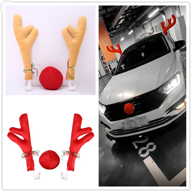 Car decoration Christmas antlers car antlers Christmas Decorations Christmas car decoration antlers