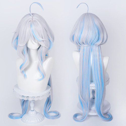 Cardamom original god water god cos wig Fukalos Fontaine simulated human scalp cosplay wig