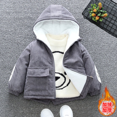 Children's Cotton Coat Outerwear Autumn/Winter  New Arrival Cotton Padded Jacket Winter Top with Denim Lining and Extra Warmth