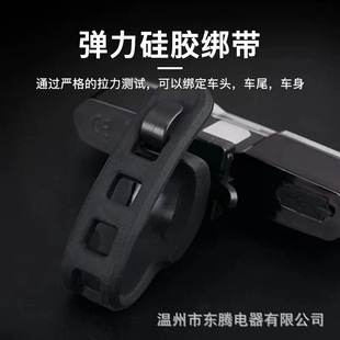 Mountain Bike Tail Light Cycling Night Riding Warning Light Solar Mountain Bike Equipment Charging Bicycle Road Accessories