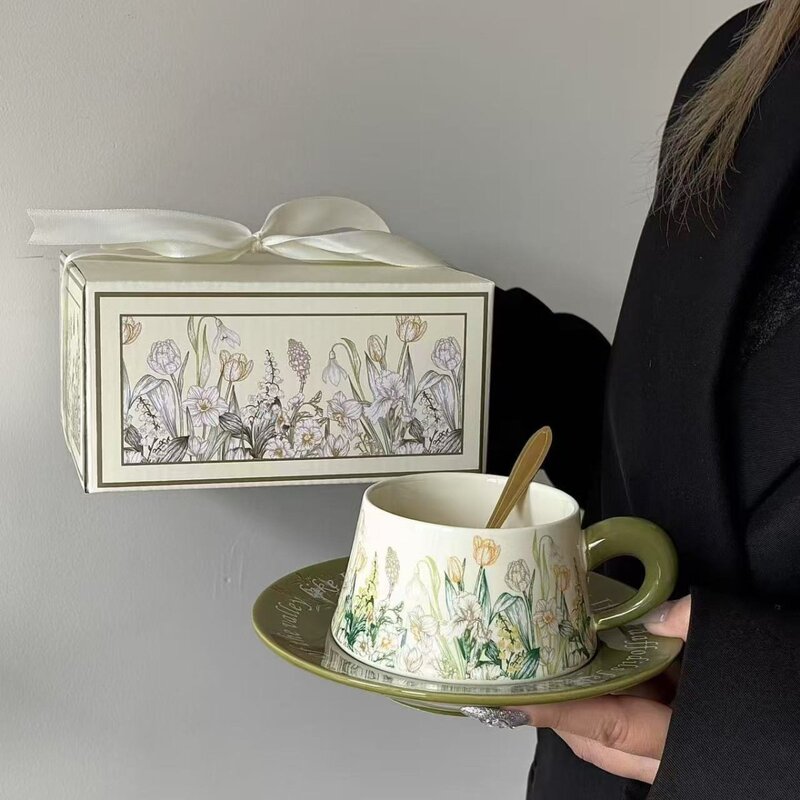 Business Gift Set, Coffee Cup and Saucer, Souvenir, Company Annual Meeting Gift, Practical Gift for Clients, Commemorative Gift, Small Gift Business Gift Set, Coffee Cup and Saucer, Souvenir, Company Annual Meeting Gift, Practical Gift for Clients, Commemorative Gift, Small Gift