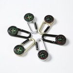 锌合金指南针金属登山扣 铝合金登山扣指南针爬山扣批发