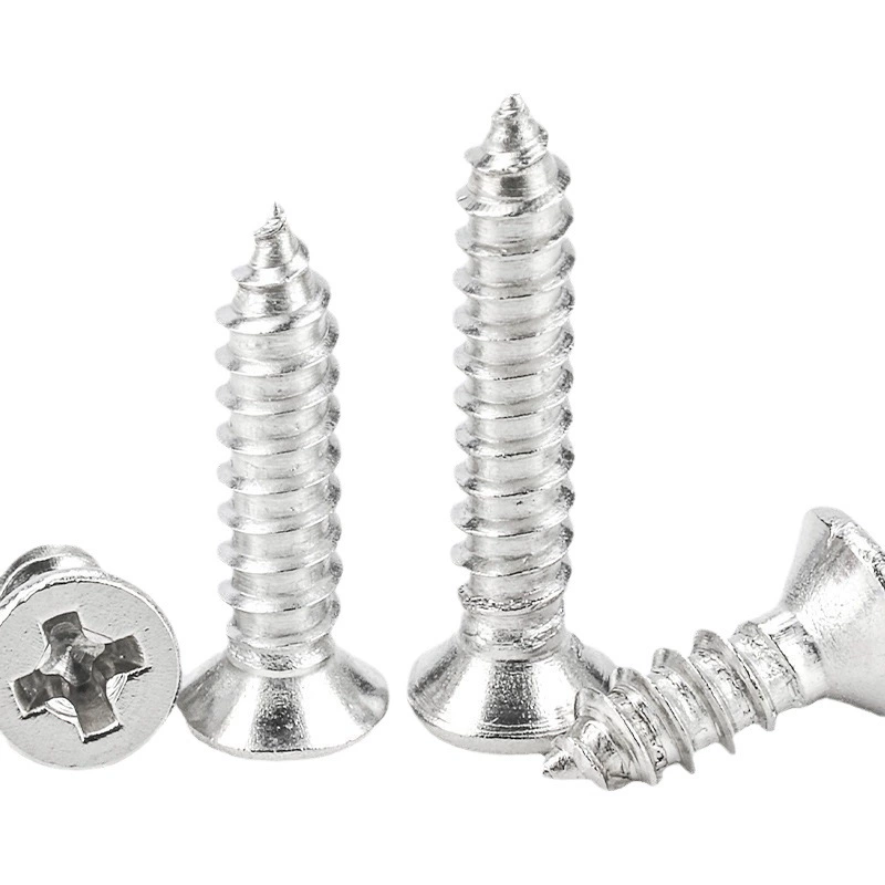304 из нержавеющей стали винт самонасаждения винт крест тонкая головка самозахватная проволока плоская головка самонасаждения винт деревянный винт M3M4M6