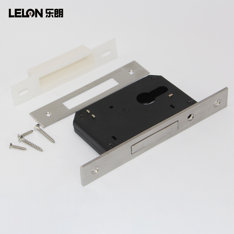 Mayorista de 40 margen de acero inoxidable bloqueo de una sola lengua accesorios de bloqueo de bloqueo antirrobo bloqueo de puerta de aleación de aluminio con marco