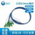 Manufacturer LC/UPC 12-core 0.9mm pigtail single-mode 12-core LC/APC fiber connector multimode fiber line
