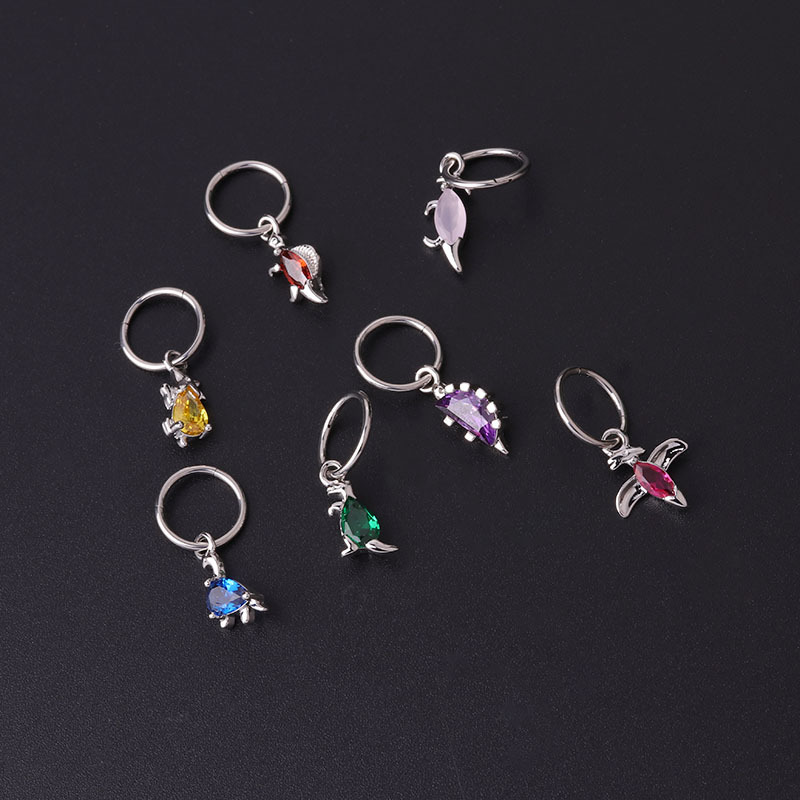 Ear Cartilage Rings & Studs Fashion Animal 316 Stainless Steel  Copper Plating display picture 6