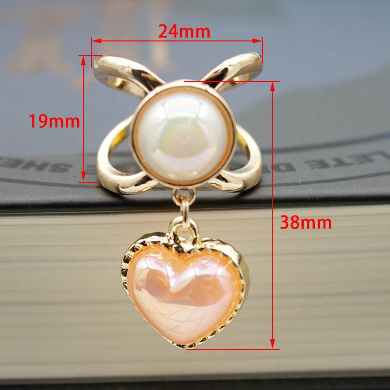 Corea del Sur multi-funcional bufanda hebilla de alta calidad perla moda nueva Camelia windbreaker cinturón hebilla de alta gama joyería al por mayor