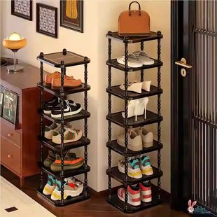 Shoe Rack for Home Entrance Multi-Layer Indoor Narrow Small Rental Shoe Storage Cabinet Simple Storage Rack