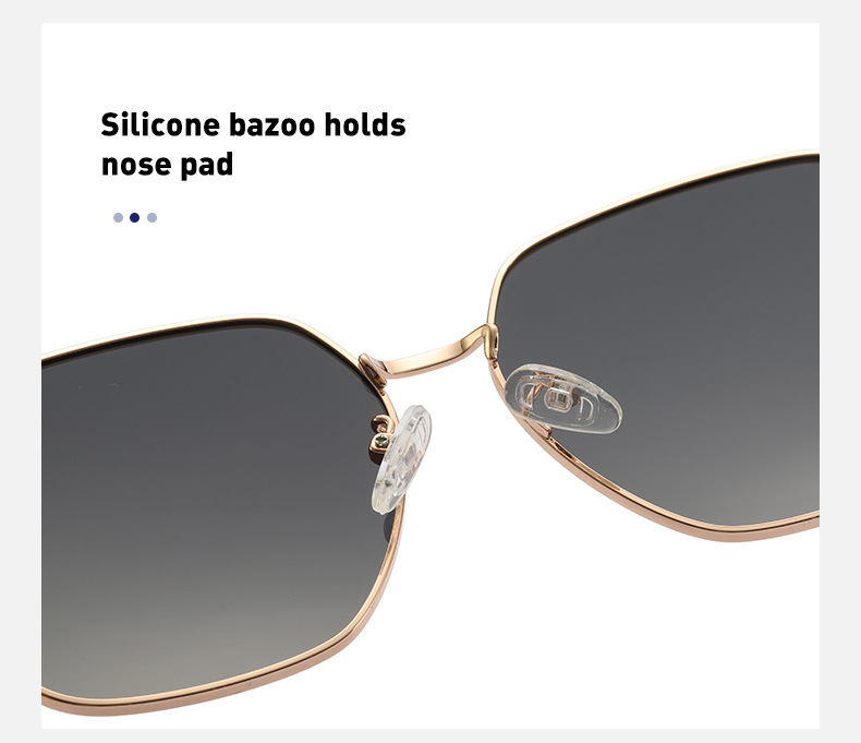 Sunglasses 2021 New Polarized Sunglasses Fashion Big Frame Sunglasses Sunglasses High-end Glasses display picture 5