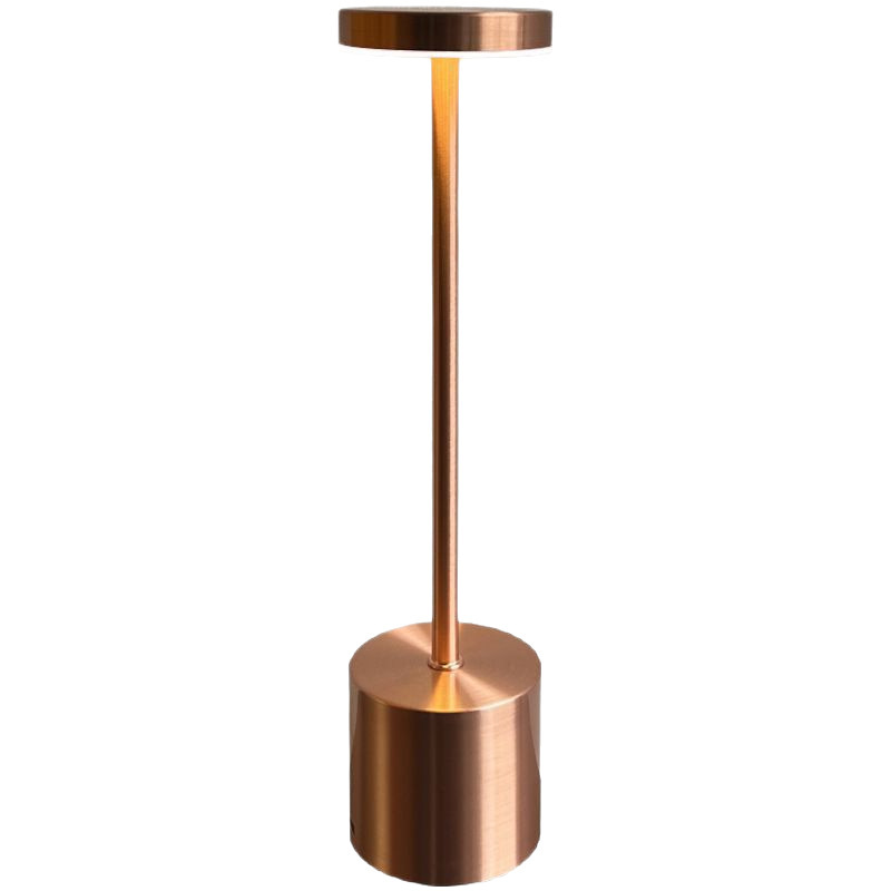 Explosión transfronteriza simple lámpara de escritorio I-Way USB recargable retro sensación de metal mesa de comedor toque lámpara de noche lámpara de cama