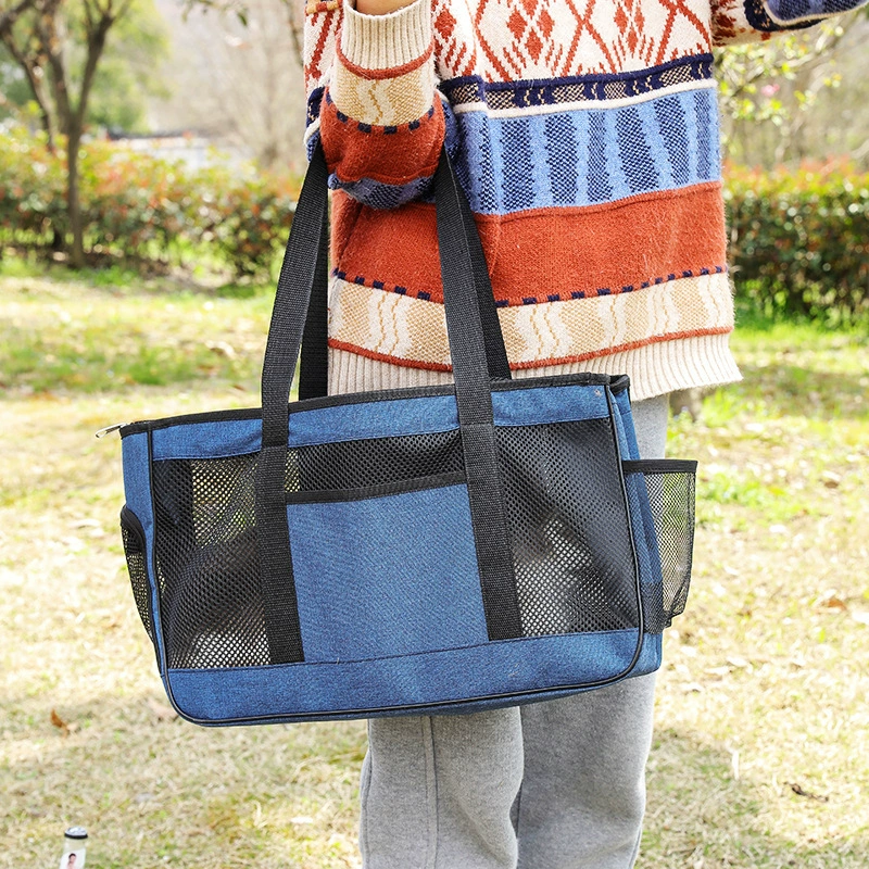 Сумка для домашних животных Уходящая портативная складная сумка для кошек Портативный рюкзак для собак Дорожная дышащая сумка для кошек Уходящая дорожная сумка для кошек