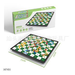 Внешняя торговля трансграничная большая 25 см портативная Snake Chess Складная магнитная лестница со змеями складная коробка детская игра шахматы Новинка