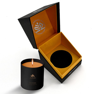 Processing and printing logo flip box black convex process printing factory packaging gift box tea packaging box color box