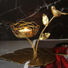 Selected cross -border Nordic INS wind iron art Candlestick lotus leaf gift candlestick creative home decoration