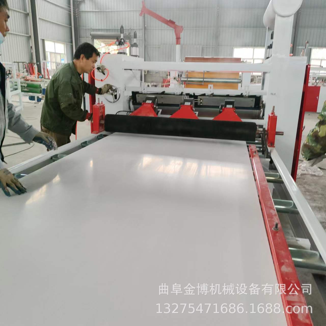 热熔胶硅酸钙板贴面机