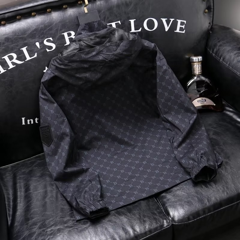 New Youth Men's Sports Spring And Autumn Casual Hooded Windbreaker Trendy Waterproof Outdoor Vintage Jacket_viptrois.com