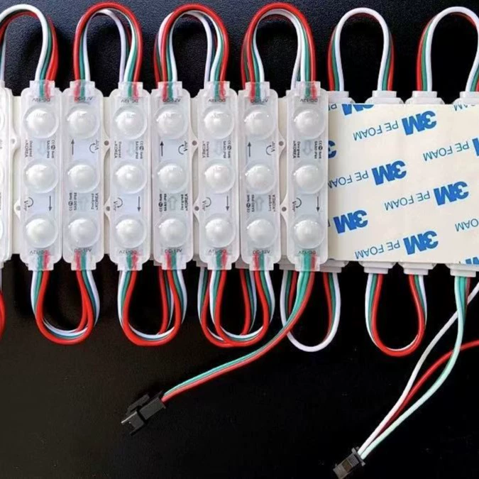 Светодиодный модуль света LED3 с высоким фантазийным цветом 5050 RGB программируемый градиентный корпусный свет