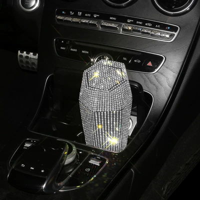 Car storage bag/box, Car-mounted diamond trash can