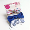 Children's headband, hairgrip with bow, elastic set, 3 piece set