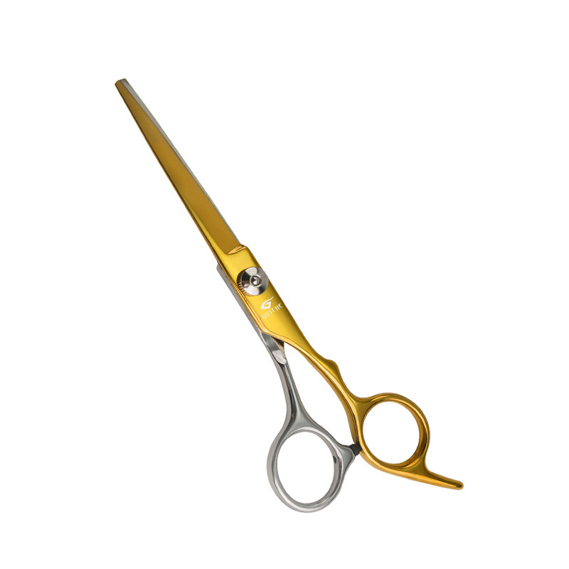 Tijeras para el cabello Tijeras para el cabello Tornillo blanco de 6 pulgadas Tijeras planas Tijeras para dientes Niños adultos para el hogar Tijeras para el cabello