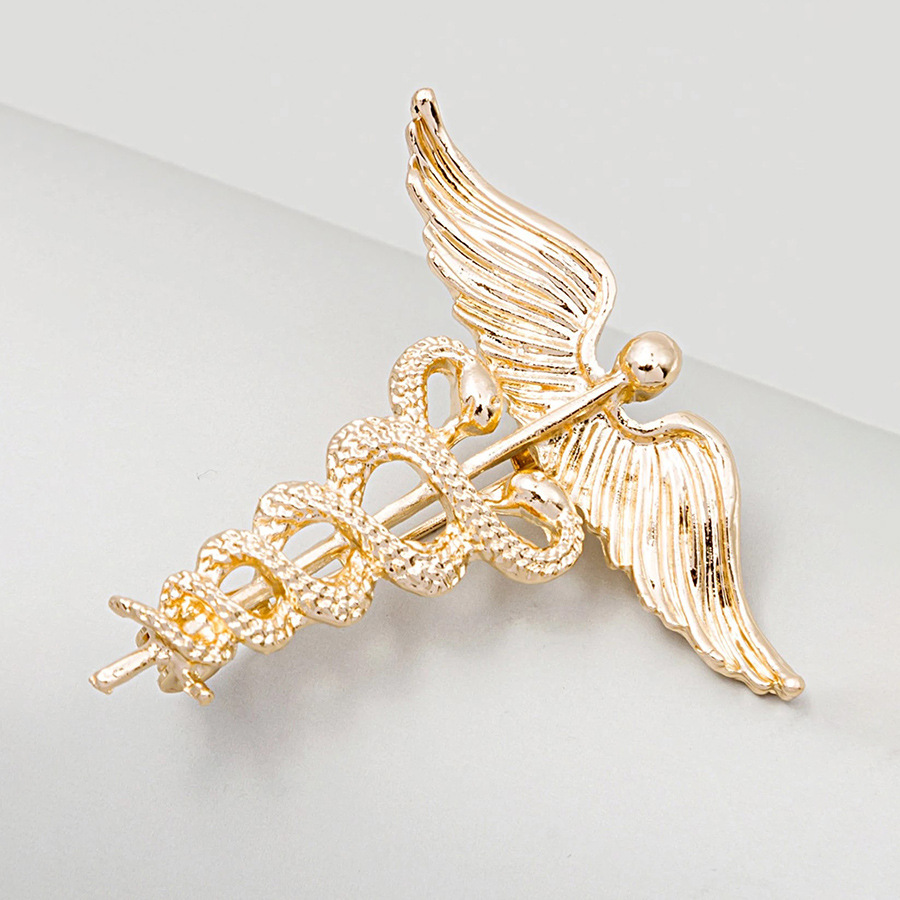Vintage Wings Scepter Brooch For Men Stylish Suit Lapel Pin Badge_voghion.com
