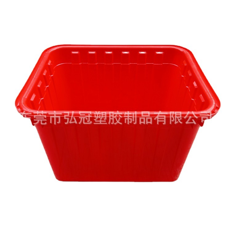 东莞厂家批发蓝天国光牌30-600L升塑料水箱带盖带轮周转鱼箱熟胶